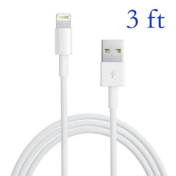 Apple iPhone Compatible USB-A to 8 Pin Charging Cable (3FT, 1M) – White