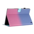 thumbnail image 4 of for Amazon Kindle Fire 7 12th Gen 2022, Gradient Color PU Leather Folio Stand Magnetic Wallet with Card Pockets [Auto Wake/Sleep] Soft TPU Shockproof Cover, Blue+Rose, 4 of 9