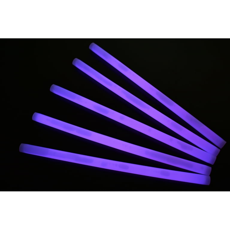 DirectGlow 10 Ct Purple Jumbo 12 Inch Glow Sticks Bright Industrial Grade 