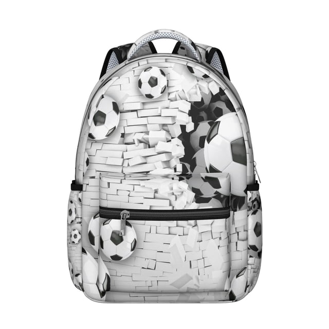 Sac à Dos de Sport Tennis Étudiants Baseball Soccer Soccer Basketball Jeu Sac d'École avec Design d'Équipe, Sangle Durable et Réglable