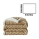 thumbnail image 3 of Manta para sofá, manta de franela extra gruesa de doble capa, ideal para la siesta en la oficina, cálida y cómoda, ideal para cama o sofá, manta de tela., 3 of 6