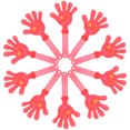 thumbnail image 3 of 10pcs Cheering Clapper Toys Party Noisemaker the Five-Starred Red Hand Clappers Party Hand Clappers, 3 of 8