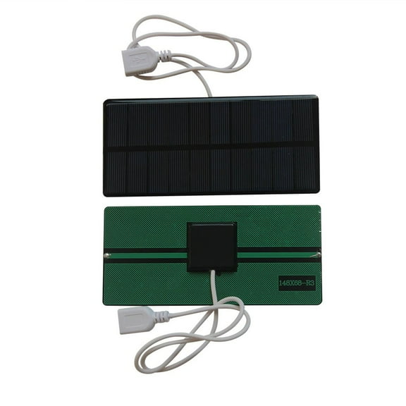5V 2.5W Usb Mobile Phone Charger Solar Panel Power Bank Portable Charging Board Smile Home