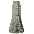 thumbnail image 5 of Falda de sirena Medieval renacentista Vintage para mujer, vestido victoriano gótico de fiesta de Carnaval de Halloween, vestido largo con volantes Bodycon Steampunk, 5 of 5