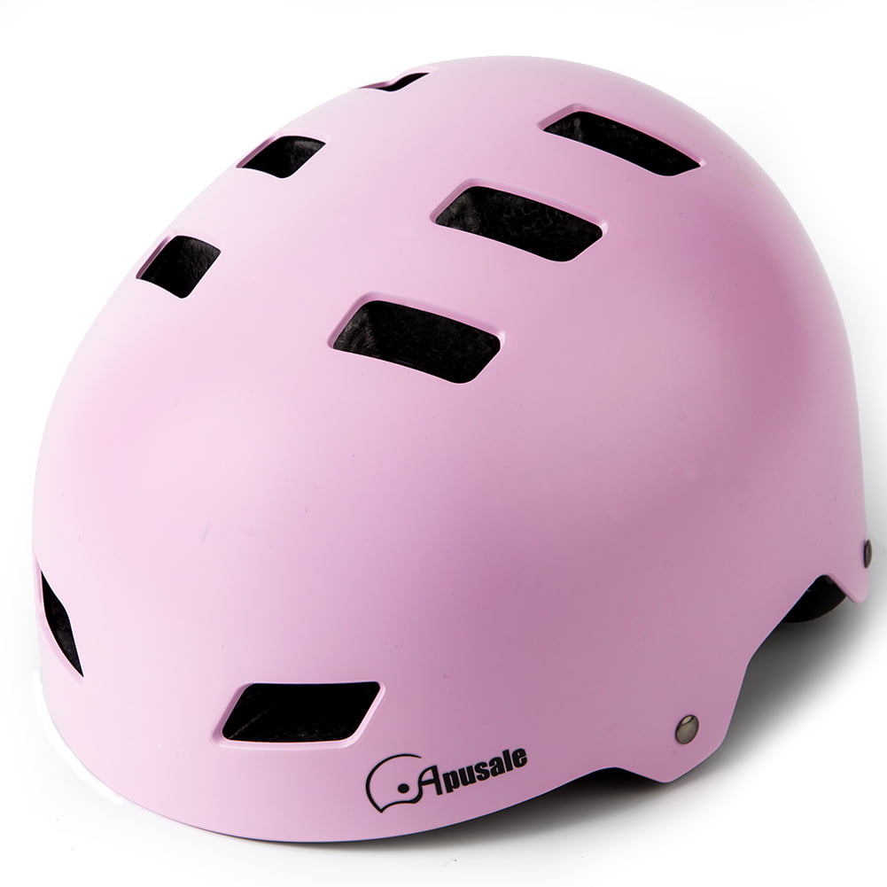 Kids Toddler Bike Helmet, Child Skateboard Helmet for Skate Scooter, Adjustable Size for Boys Girls (Pink S)