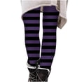 thumbnail image 2 of QSAWXQZ Girls' Halloween Leggings Elastic Waist Striped Stretch Soft Casual Pants Workout Bottoms 7 Years, 2 of 6