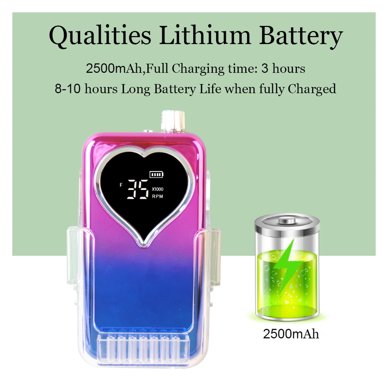 Portable 35000RPM Nail Drill Machine Rechargeable Nail Drill Heart Engraved Nail Cuticle Machine Acrylic Nail Drill Equipment