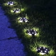 thumbnail image 4 of LSLJS Solar Lights For Outside,LED Outdoor Light Waterproof 4pcs LED Solar Lights Underground Buried Garden Roadway Outdoor Wall Lamp 8 LED Solar Lights Night Light For Garden Yard Pathway, 4 of 4