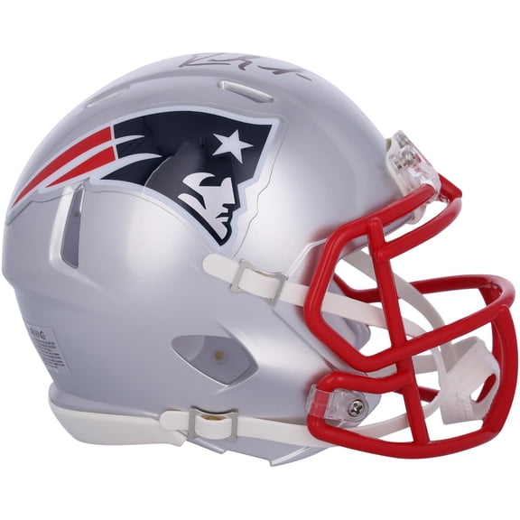 Randy Moss New England Patriots Autographed Speed Mini Helmet - Fanatics Authentic Certified