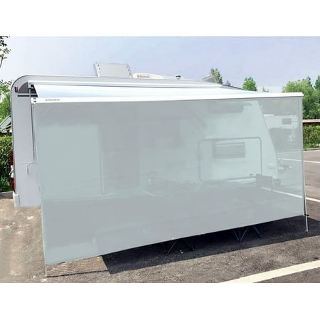 Tentproinc Pare-Soleil pour Auvent de Véhicule Récréatif 7 Pieds X 19 Pieds 3 Pieds' (Convient pour Auvent de 20 Pieds) Pare-Soleil en Maille pour Auvent de Véhicule Récréatif Pare-Soleil Bloqueur UV - Garantie de 3 Ans (Gris)