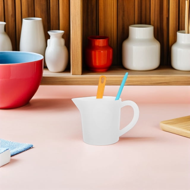 Hytrove 1Jgo Vaso De Silicona Reutilizable Con Compartimentos Para Mezcla Y De Pintura Y Resina