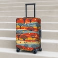 thumbnail image 6 of Fuzoiu Vibrant Autumn Forest Hues Print Suitcase Cover,Washable Luggage Covers for Suitcase,Elastic Luggage Protector Cover,Scratch Resistant Travel Suitcase Covers-Large, 6 of 7
