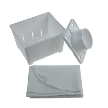 Plastic Tofu Mold / Press with Cheesecloth - 5