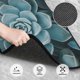 thumbnail image 3 of Fotbe Blue Color Cactus Juego de 4 Tapetes para Auto con Estampado – Alfombrillas de Goma Reforzada, Diseño Antideslizante, Protección para Todo el Año – Vehículos, Autos, Camionetas y SUVs, 3 of 7