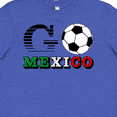 thumbnail image 4 of Inktastic Go, Mexico Soccer, Football Youth T-Shirt, 4 of 5