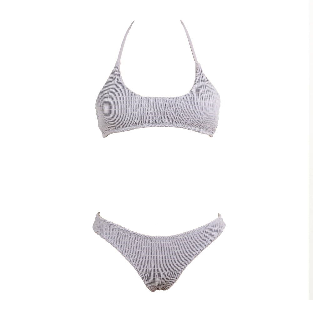 grey bathing suit