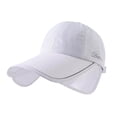 thumbnail image 2 of Women's Wide Brim Sun Hat with Adjustable Visor and Ponytail Hole, UV Protection Running Hat for Outdoor Activities, Summer Hiking, and Camping-White, 2 of 9