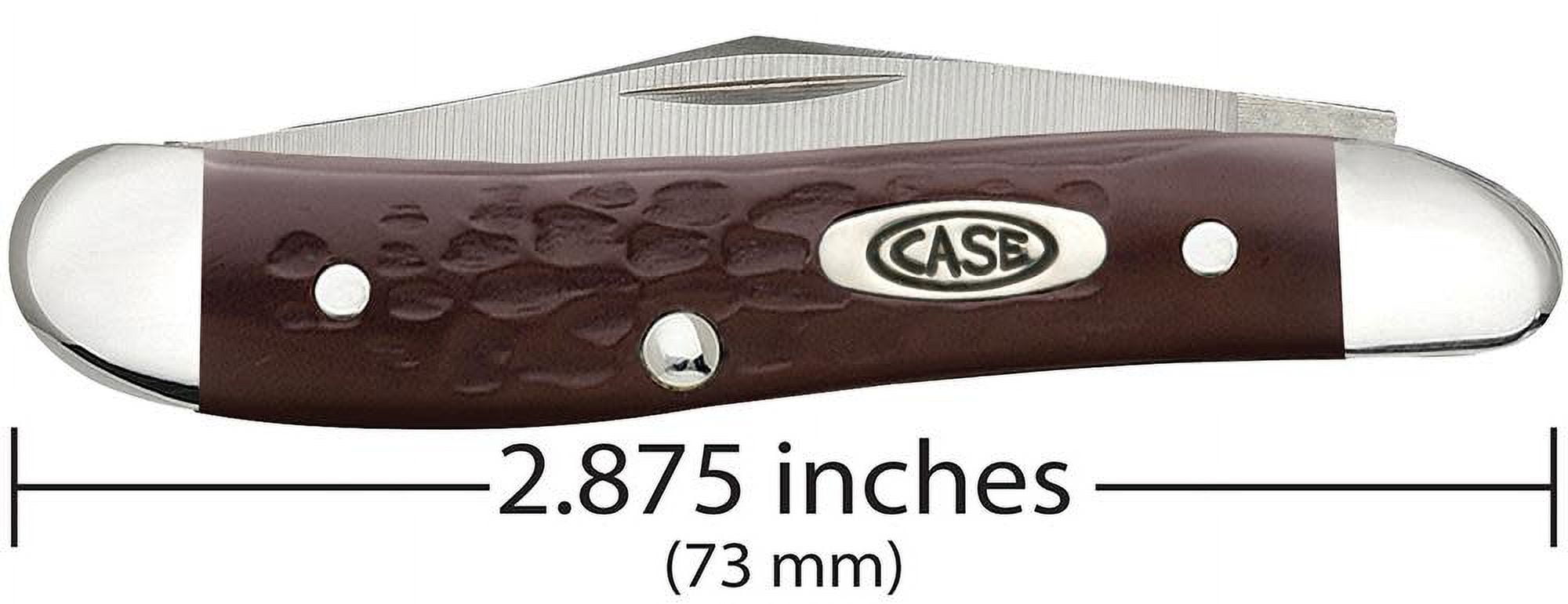 Case Brown Synthetic Peanut Knife 00046
