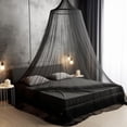 thumbnail image 1 of Dosel para Cama Bollepo Negro para Adultos, Individual, Doble, Matrimonial, Queen, 1 of 8