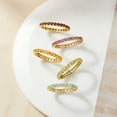thumbnail image 5 of Ross-Simons 1.00 ct. t.w. Garnet Eternity Band in 14kt Yellow Gold, Women's, Adult, 5 of 8
