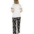 thumbnail image 2 of Lazy One Women's Pajama Set, Short Sleeves with Cute Prints, Relaxed Fit, Dead Tired, 2 of 7