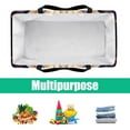 thumbnail image 5 of Butterfly Large Capacity Reusable Foldable Oxford Cloth Storage Bin Cube Organizer with Grocery and Picnic Baskets, 5 of 7