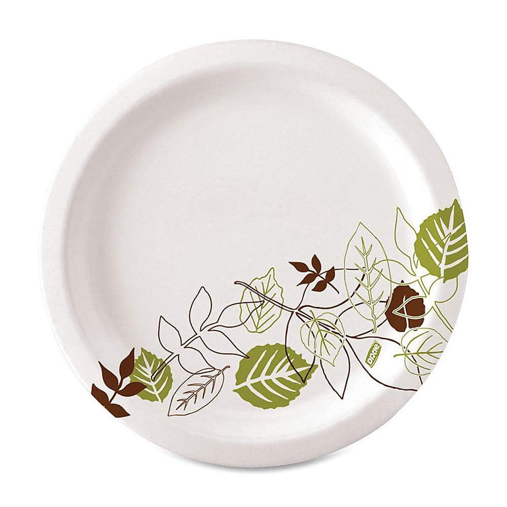 Dixie, DXEUX7WSCT, Pathways Everyday Paper Plates, 6.88" Diameter, 500 / Carton, White