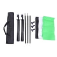 thumbnail image 2 of Backdrop Stand, Sturdy Photo Studio Background Kit, Portable Photography Backdrop Kit for Video Studio, Parties, with 3 Backdrop, 3 Backdrop Clamps, Carrying Bag, 2 of 7
