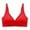 Red, variant on Einccm Women's Seamless Wireless Bra, Soft Support Comfortable Padded Bralette, Breathable Fixed Cup Non-Padded Underwear for Everyday Casual Wear