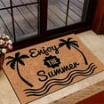 40x60cm Summer Beach Floor Mats Funny Party Floor Mat Bedroom Throw