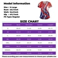 thumbnail image 2 of EHTMSAK Independence Day Fourth Of July Womens Petite Scrub Tops Flag with Pocket Medical V Neck Scrubs Nurse Uniform Casual Plus Size Tee Tops Short Sleeve Loose Shirts Blue Red M, 2 of 3
