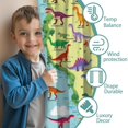 thumbnail image 3 of Blackout Kids Curtains,Cute Dinosaur Pattern Childrens Insulated Curtains Set Of 2,Bedroom Essentials,Toddler Room Decor 42x54in(106x137cm), 3 of 4