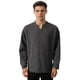 thumbnail image 1 of Ceisia Men's Relaxed Fit Vertical Rib Knit Small V-Neck Long Sleeve Casual Top Gifts, 1 of 6
