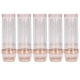 thumbnail image 1 of Recipientes para Labial Ormromra 5 Piezas Tubo Vacío Transparente con Borde Dorado, 1 of 8