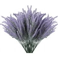 thumbnail image 7 of Sinhoon Artificial Lavender Flowers 8pcs Fake Plants with Faux Plastic Wedding Bouquet for Table Centerpieces Home Kitchen Garden Farmhouse Decor Fuchsia, 7 of 7