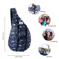 thumbnail image 3 of Sling Backpack- Rope Bag Crossbody Backpack Travel Multipurpose Unisex Daypack, 3 of 3