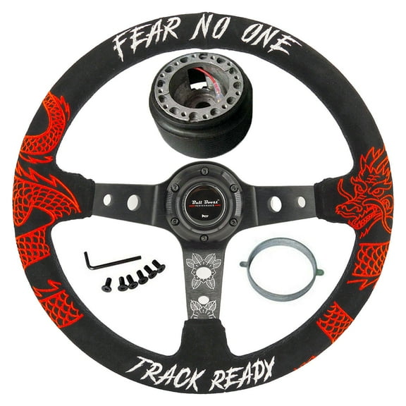 Track Ready 350mm Racing Steering Wheel   Hub Adapter Boss Kit for Civic, Del Sol, Integra