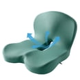 thumbnail image 4 of Memoria Cojín Asiento Con Soporte Lumbar para Trabajadores Oficina Conductores Automóviles (i), 4 of 9