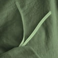 thumbnail image 5 of DNG Creations 1 Piece Double Ruffle Duvet Cover With Zipper Closure ( Solid Moss ) All-Season 100% Egyptian Cotton, 800 Thread Count ( Oversized Queen - Size ), 5 of 6