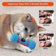 thumbnail image 4 of Food Squeaky Dog Toys, Soft Rubber Latex Dog Toys Sound Toys Dog Chew Toys Puppy Play Toys for Small Medium and Large Dogs (Blue Breadsticks) 26-27s, 4 of 5