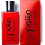Atyab Al Marshoud - Marshoud 4 (Red) Eau de Parfum 100ml, Luxurious Unisex London Edition Arabic Perfume for Men & Women with Amber, Pink Pepper, Cardamom, Raspberry - Long Lasting Perfume for Wome