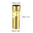 thumbnail image 2 of Unique Bargains Candle Shape Covers Sleeves Iron Candelabra Base Gold 6 Count, 2 of 6