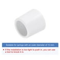 thumbnail image 4 of Tapones de tope de puerta Uxcell 40Pcs Tapones de caucho para tope de puerta Puntas de reemplazo de silicona para puertas Blancos, 4 of 5