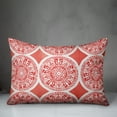 thumbnail image 3 of Creative Products Small Red Full Pattern Medallions 14x20 Indoor / Outdoor Pillow, 3 of 3