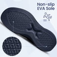 thumbnail image 6 of BNRSHOE Walking Shoes Women's Mesh Sock Casual Sneakers Lightweight Comfy Flats Dark Blue, 6 of 8