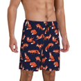 thumbnail image 2 of Fotbe Foxes In Different Poses Pantalones Cortos de Pijama para Hombre, Ropa de Dormir, Pantalones de Pijama Cortos para Hombre-Small, 2 of 6