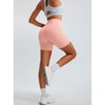 thumbnail image 4 of RUNNING GIRL Women’s High Waisted Biker Shorts with Side Pockets, Tummy Control Stretch Workout Shorts for Yoga Gym Running, 4 of 6