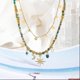 thumbnail image 5 of Collar de cuentas de colores Y2K yuxing de piedras preciosas de moda para Mujer, 5 of 5