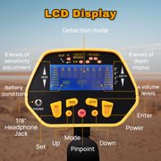 Metal Detector Treasure Search Digger Finder Hunter LCD Display Deep Sensitive Waterpoof Coil Gold Jewelry Outdoor