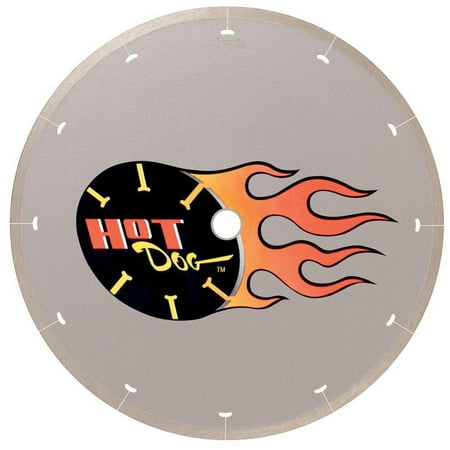 MK Diamond 158434 HotDog 7 in. Continuous Rim Wet Cutting Diamond Blade